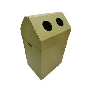 トラスコ中山 ダンボール製ゴミ箱 90L 蓋 FC004HC-2075928-イメージ6