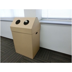トラスコ中山 ダンボール製ゴミ箱 90L 蓋 FC004HC-2075928-イメージ7