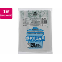 ジャパックス 市川市指定 燃やすごみ用 20L 10枚×60P FC363RG-ICJ01