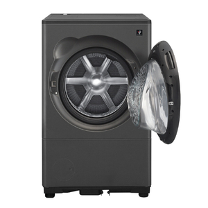 シャープ 【右開き】10kgドラム洗濯機 グレイングレー ES-10L2-HR-イメージ3