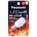 パナソニック LED電球 E12口金 全光束10lm(0．5W装飾電球 T形タイプ) 電球色相当 LDT1LGE12