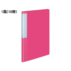 コクヨ クリヤーブック POSITY 固定式A4 20ポケット ピンク 10冊 1箱(10冊) F826253-P3ﾗ-L20NP-イメージ1