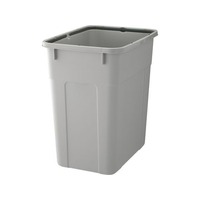 リス ベルク 角型ポリペール グレー 90D 本体 PP製 FC440NM-8537901