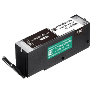 エコリカ BCI-330PGBK互換リサイクルインクカートリッジ ブラック(顔料) ECI-C330B-イメージ1