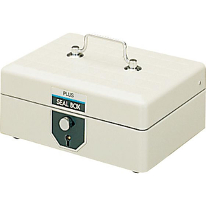 プラス スチール印箱 シールボックス 中 エルグレー/SB-004/37-163 FCT9992-37-163/SB-004-イメージ1