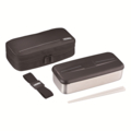 サーモス フレッシュランチボックス ドットブラック DSD-705 D-BK