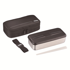 サーモス フレッシュランチボックス ドットブラック DSD-705 D-BK-イメージ1