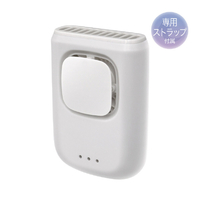 AXCEL USB充電式3WAYコンパクトファン グレー AXL-728