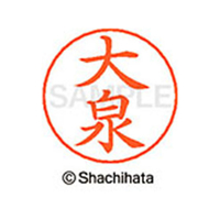 シヤチハタ ネームペン用ネーム シルバー 既製 大泉 FC46227-X-GPS-0456