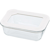リバティーコーポレーション 保存容器 ガラス 長方形 300mL FCE438W-LD-692