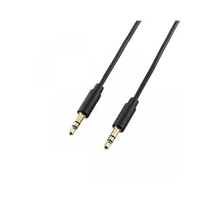 エレコム AUDIOケーブル(3．5φステレオミニ) 1．0m ブラック DH-MMCN10-イメージ1