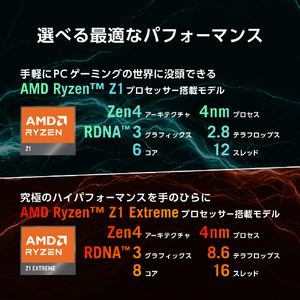 ASUS ポータブルゲーム機 ROG Ally CPU:AMD Ryzen Z1 プロセッサー RC71LZ1512-イメージ7