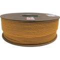 ユタカメイク ポリエチレンロープドラム巻 4mm×200m イエロー FC943HS-7947798