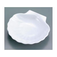 江部松商事 EBM/ジェスナー シェルサイドディッシュ メラミン 0332 ホワイト FC624LC-1194000