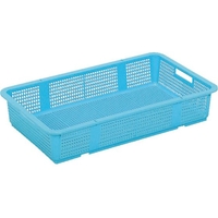 三甲 水切篭(PP) 101430 ライトブルー FC751KP-3425053