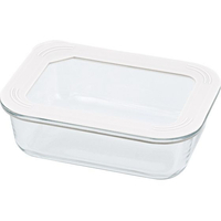 リバティーコーポレーション 保存容器 ガラス 長方形 550mL FCE439W-LD-693