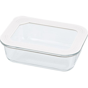 リバティーコーポレーション 保存容器 ガラス 長方形 550mL FCE439W-LD-693-イメージ1
