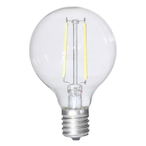 オーム電機 LED電球 E17口金 全光束299lm(2．0W特殊電球サイズ) 昼白色相当 LDA2N-E17 C6/LBG5-イメージ2