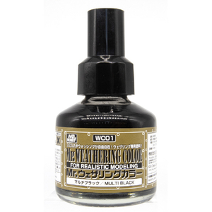 GSIクレオス Mr．ウェザリングカラーマルチブラック(40ml) WC01ｳｴｻﾞﾘﾝｸﾞｶﾗ-ﾏﾙﾁﾌﾞﾗﾂｸN-イメージ1