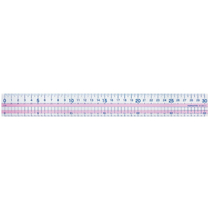 コクヨ 直線定規(まなびすと)再生PET 30cm ピンク 30cmピンク1本 F722879-GY-GBA111P-イメージ1