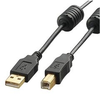 エレコム フェライトコア付きUSB2．0ケーブル ブラック5m U2C-BF50BK