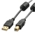 エレコム フェライトコア付きUSB2．0ケーブル ブラック5m U2C-BF50BK-イメージ1