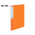 コクヨ クリヤーブック POSITY 固定式A4 20ポケット オレンジ 10冊 1箱(10冊) F826254-P3ﾗ-L20NYR