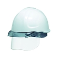 ＤＩＣプラスチック DIC/SYA-CS型ヘルメット 白／スモーク KP付/SYA-CS-SFE-KP-W/S FC477FT-7959044