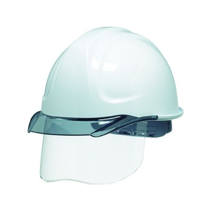 ＤＩＣプラスチック DIC/SYA-CS型ヘルメット 白／スモーク KP付/SYA-CS-SFE-KP-W/S FC477FT-7959044-イメージ1