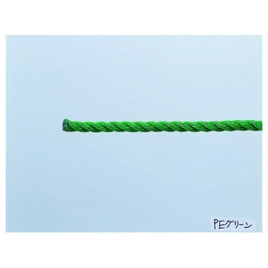 トラスコ中山 PEグリーンロープ 3つ打 線径6mm×長さ20m FC094FY-5113024-イメージ2