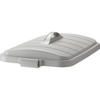 リス ベルク 角型ポリペール グレー 90D用蓋 PP製 FC441NM-8538301