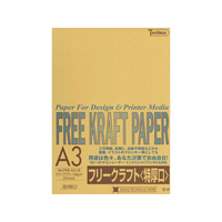 SAKAEテクニカルペーパー SAKAETP/フリークラフトペーパー 特厚口 A3 ライトブラウン25枚×10冊 FC48273-FKB-A3-LB