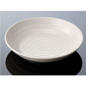 エンテック 丸深皿 23cm 粉引 たくみ庵 FC71751-D258KOH-イメージ1