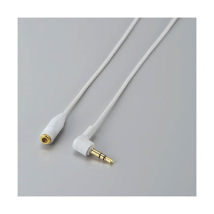 エレコム ヘッドフォン延長コード(3m) ホワイト EHPCT23G30WH-イメージ1