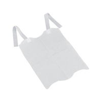 東京クイン 使い捨て エルフエプロン 4折 100枚入 白無地 FC917LE-1972200