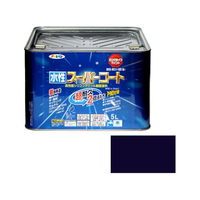 アサヒペン 水性スーパーコート 5L Aブルー FC518NV