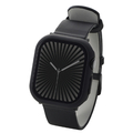 エレコム Apple Watch Series 10(42mm)用フルカバーケース プレミアムガラス/高透明 ブラック AW-24BFCGBK