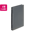 リヒトラブ soeru クリヤーブック A4ポケット交換30穴スモークブラック10冊 FC374NU-N8501-24