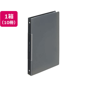 リヒトラブ soeru クリヤーブック A4ポケット交換30穴スモークブラック10冊 FC374NU-N8501-24-イメージ1