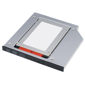 アイネックス 薄型光学ドライブベイ用 HDDマウンタ 9．5mm厚 HDM-40A-イメージ2