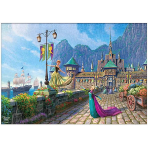 テンヨー ジグソーパズル 1000ピース 「Frozen Celebration in Arendelle」  スペシャルアートコレクション 〈キャンバススタイル〉 D-1000-887 D1000887ｱﾅﾕｷｱﾚﾝﾃﾞ-ﾙ-イメージ1