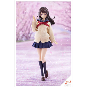 コトブキヤ JK102きるプラ 結城 まどか【桃桜高校・冬服】 JK102ｷﾙﾌﾟﾗﾕｳｷﾏﾄﾞｶﾌﾕﾌｸ-イメージ2
