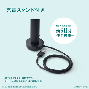 パナソニック 音波振動ハブラシ ドルツ ブラック EW-DA49-K-イメージ8
