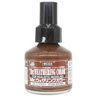 GSIクレオス Mr．ウェザリングカラーステインブラウン40ml WC03ｳｴｻﾞﾘﾝｸﾞｶﾗ-ｽﾃｲﾝBRN