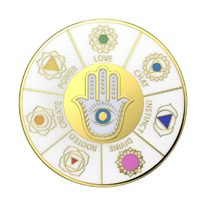 PopSockets スマホグリップ Enamel Spinner Chakras 806073-イメージ1