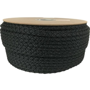 ユタカメイク ポリエステルクロス係留ドラム巻 12φ×100m 黒 FC328HB-7541198-イメージ1