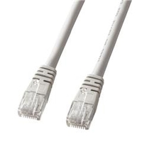 サンワサプライ エンハンスドカテゴリ5より線LANケーブル（1m） ライトグレー KB-T5Y-01N