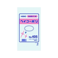 シモジマ ポリ規格袋 ヘイコーポリ 0.04厚 No.405 紐なし 100枚 FC775GA-1491163