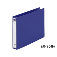 リヒトラブ リングファイル(カドロック&ツイストリング) B5ヨコ 青 10冊 1箱(10冊) F881845-F-873U-8
