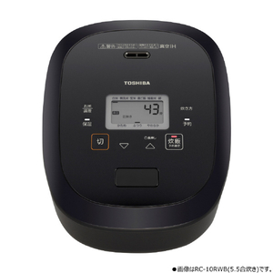 東芝 真空IHジャー(1升炊き) 炎匠炊き グランブラック RC-18RWB(K)-イメージ2